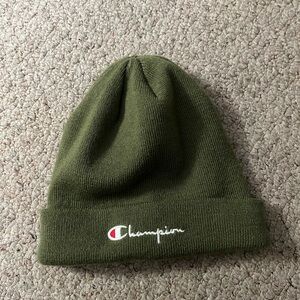 Champion Olive Green Beanie